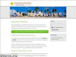 Sites similar to checklist-vakantie.nl