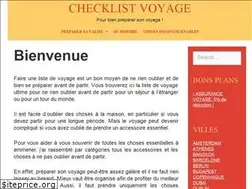 Sites similar to checklist.voyage