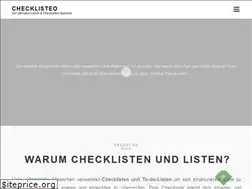 Sites similar to checklisteo.de