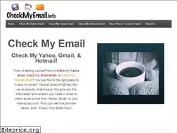 Sites similar to checkmyemail.info