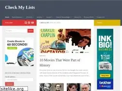 Sites similar to checkmylists.com