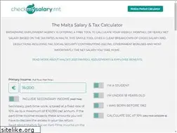 Sites similar to checkmysalary.mt