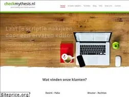Sites similar to checkmythesis.nl