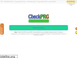 Sites similar to checkprg.com