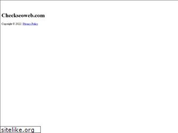 Sites similar to checkseoweb.com