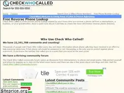 Sites similar to checkwhocalled.com