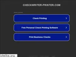Sites similar to checkwriter-printer.com