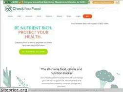 Sites similar to checkyourfood.com