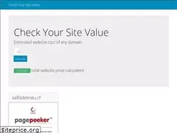 Sites similar to checkyoursitevalue.com