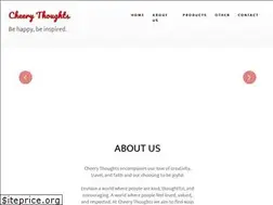 Sites similar to cheerythoughts.com
