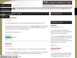 Sites similar to cheesycorporatelingo.com