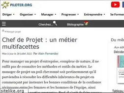Sites similar to chef-de-projet.org