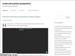 Sites similar to chefarztfrau.de