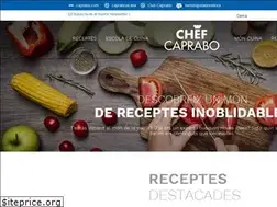 Sites similar to chefcaprabo.com