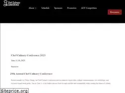 Sites similar to chefculinaryconference.com