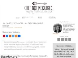 Sites similar to chefnotrequired.com