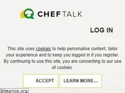 Sites similar to cheftalk.com