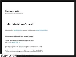 Sites similar to chemia-sole.waw.pl