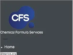 Sites similar to chemicalformulaservices.com