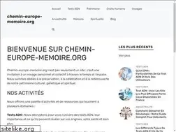Sites similar to chemin-europe-memoire.org