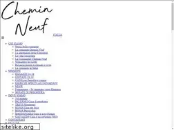Sites similar to chemin-neuf.it