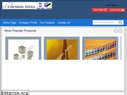 Sites similar to chemsolindia.com