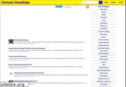 Sites similar to chennaiclassify.com