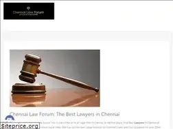 Sites similar to chennailawforum.com