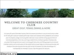 Sites similar to cherokeecountryclub.net