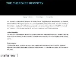 Sites similar to cherokeeregistry.com