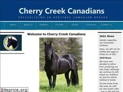 Sites similar to cherrycreekcanadians.ca