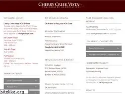 Sites similar to cherrycreekvistahoa.org