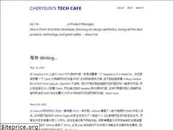 Sites similar to cherysunzhang.com