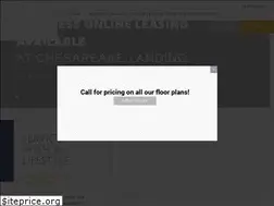 Sites similar to chesapeakelanding-apts.com