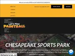 Sites similar to chesapeakepaintball.com