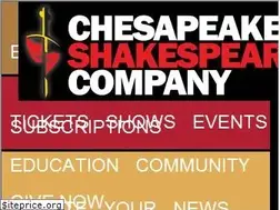 Sites similar to chesapeakeshakespeare.com