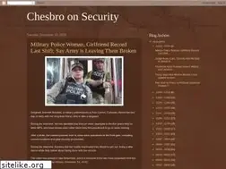 Sites similar to chesbro-on-security.blogspot.com