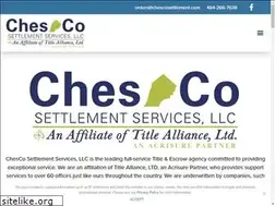 Sites similar to chescosettlement.com