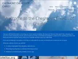Sites similar to chesmontchurchofchrist.com