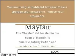 Sites similar to chesterfieldmayfair.com