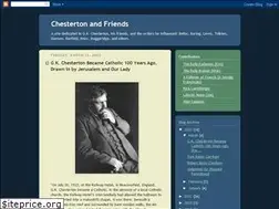 Sites similar to chestertonandfriends.blogspot.com
