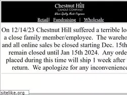 Sites similar to chestnuthillcandle.com