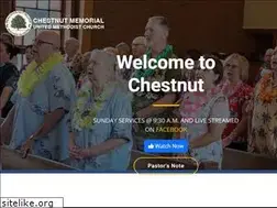Sites similar to chestnutmemorialumc.org