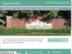 Sites similar to cheswickplacehoa.com