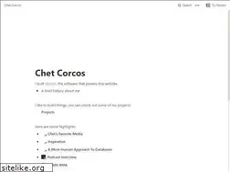 Sites similar to chetcorcos.com