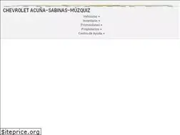 Sites similar to chevroletacuna.com.mx