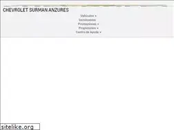 Sites similar to chevroletanzures.com.mx