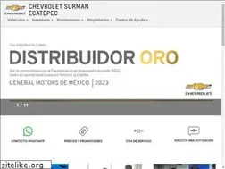 Sites similar to chevroletsurmanecatepec.com.mx