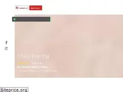 Sites similar to chez-hanna-restaurant.fr