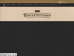 Sites similar to chezriouxetpettigrew.com